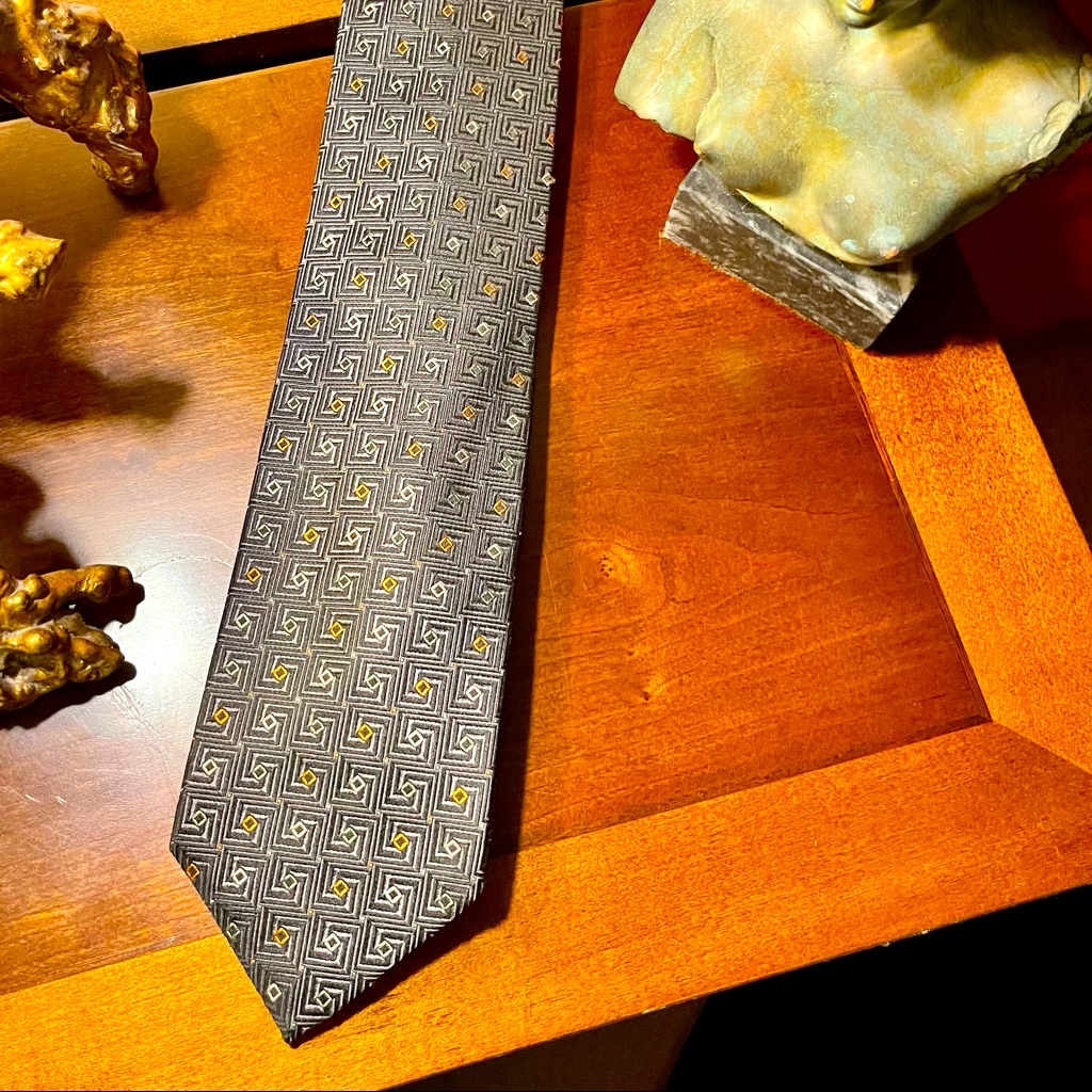 Mens Xmi 325 Series Vintage Silk Tie